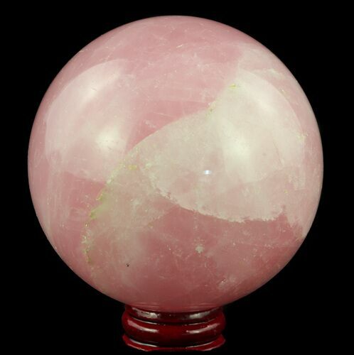 Polished Rose Quartz Sphere - Madagascar #52377